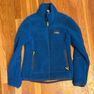 LL Bean Blue Fleece Jacket XXS